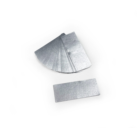 Kopia SILVER BIODEGRADABLE RECTANGULAR CONFETTI